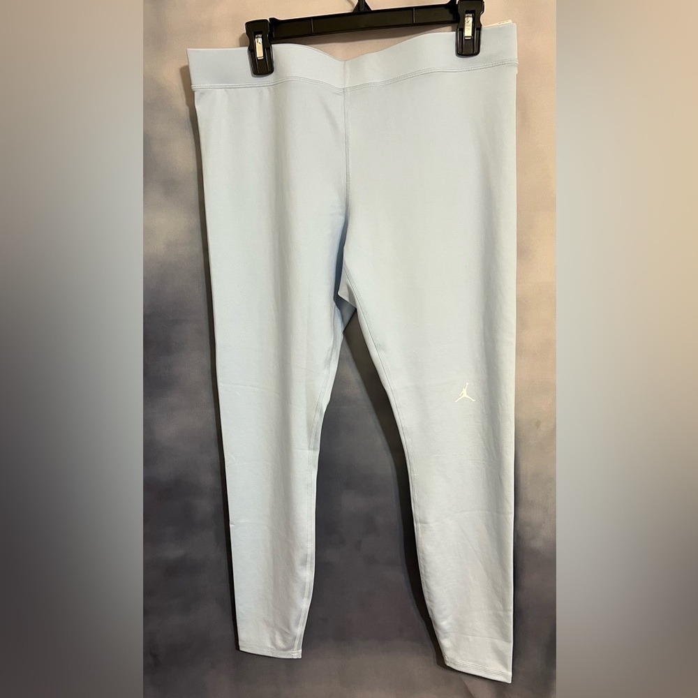 Nike Light Blue Leggings with White Jumpman